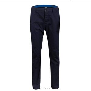 Burberry Brit Mens Navy Cotton Khaki Pants 34